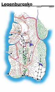 Mapa Legenburska